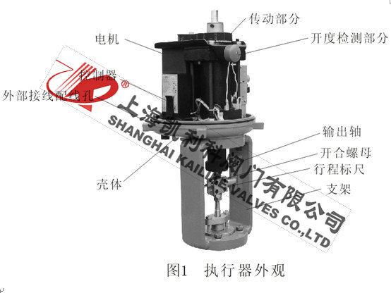 ZDLP電動流量調(diào)節(jié)閥執(zhí)行機構結構圖